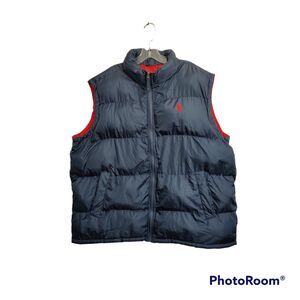 U S. Polo Assn Blue Puffer Vest Size Men's XXL